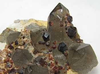 Spessartine With Quartz