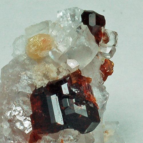 Woodhouseite With Uvite On Magnesite