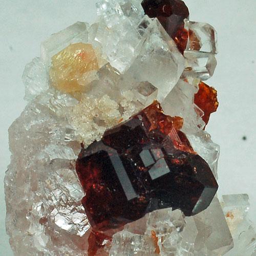 Woodhouseite With Uvite On Magnesite