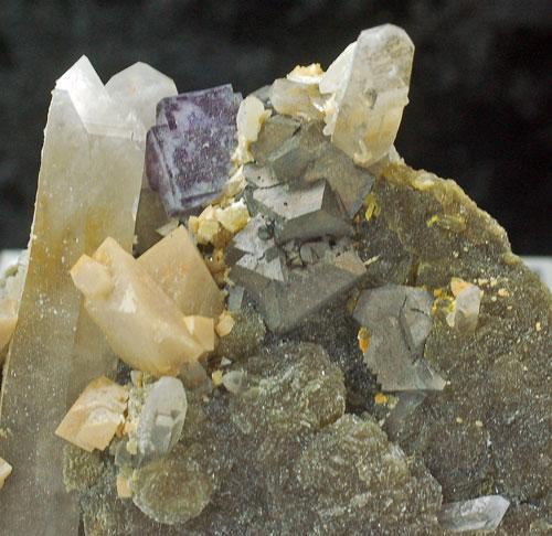 Arsenopyrite & Dolomite Fluorite & Quartz