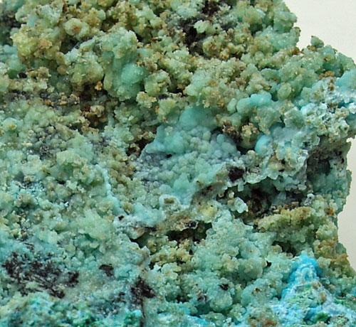 Chalcoalumite & Cyanotrichite