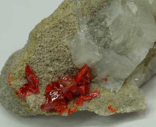 Realgar On Calcite