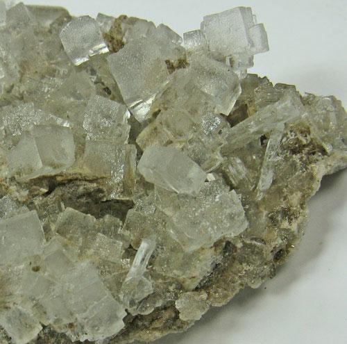 Halite On Gypsum