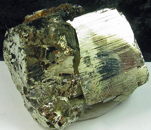 Hubeite On Pyrite