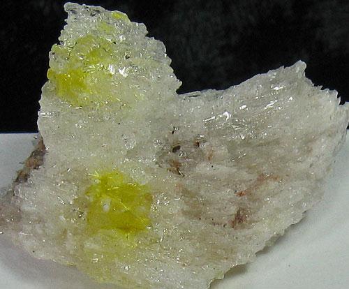 Sklodowskite On Gypsum