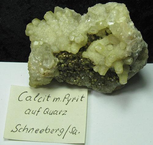 Calcite & Pyrite