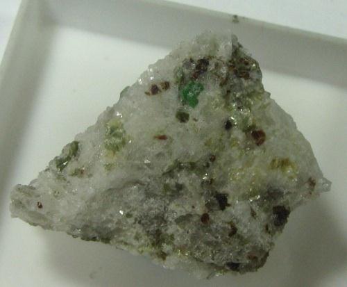 Metatorbernite & Almandine