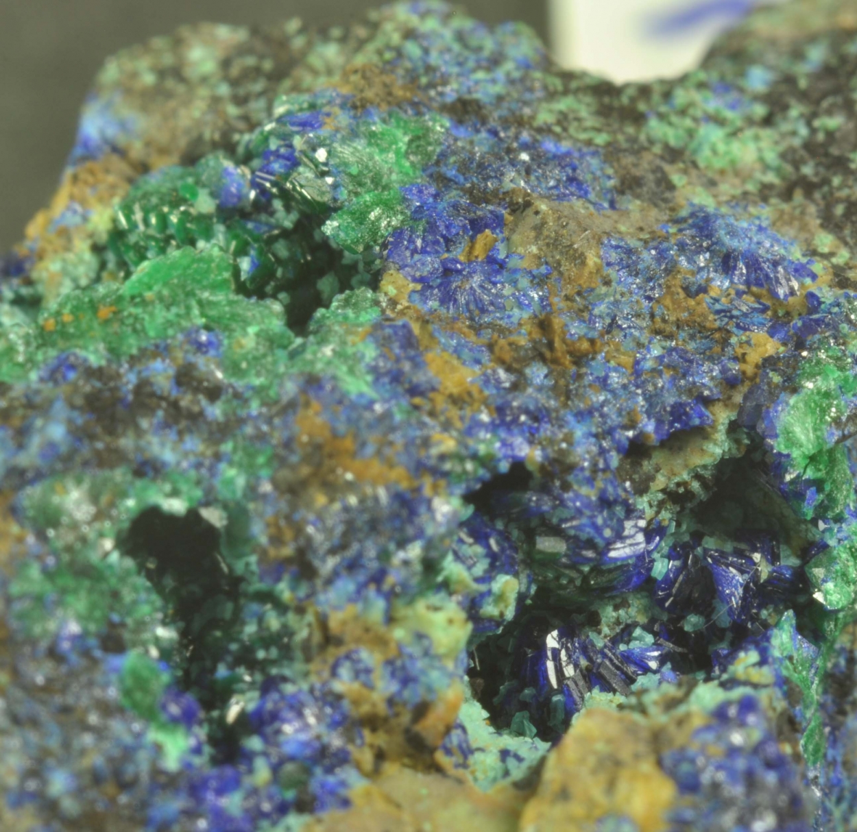 Brochantite & Azurite