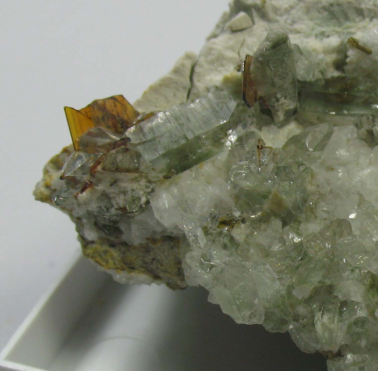 Brookite & Quartz