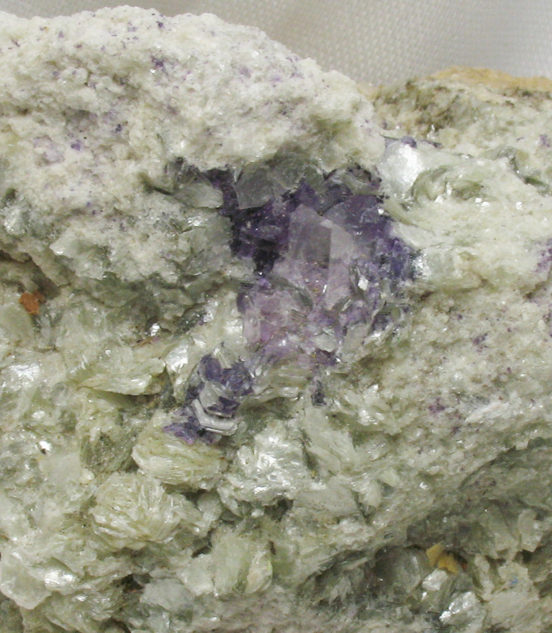 Fluorite On Mica