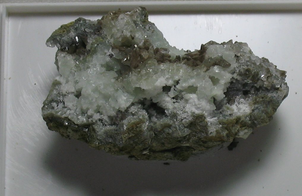 Calcite & Prehnite & Quartz