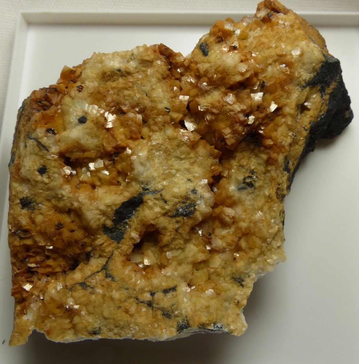 Chalcopyrite On Dolomite