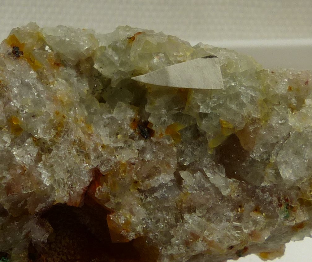 Olivenite On Fluorite