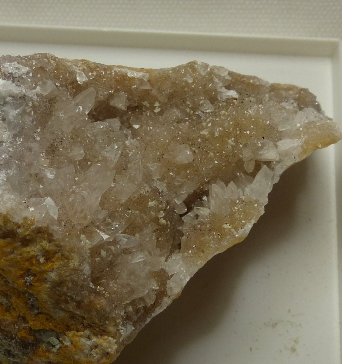 Calcite On Quartz