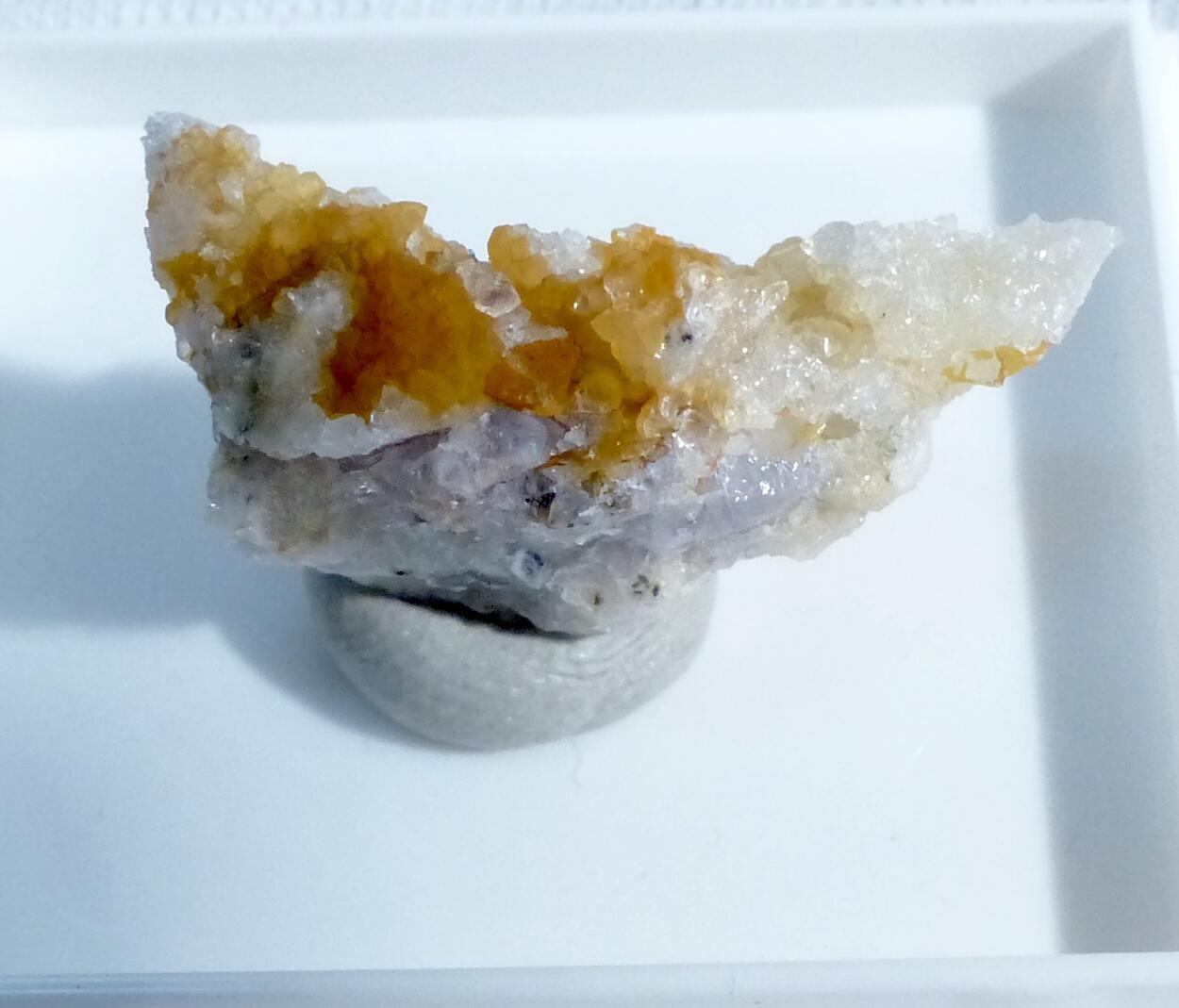 Cerussite On Quartz