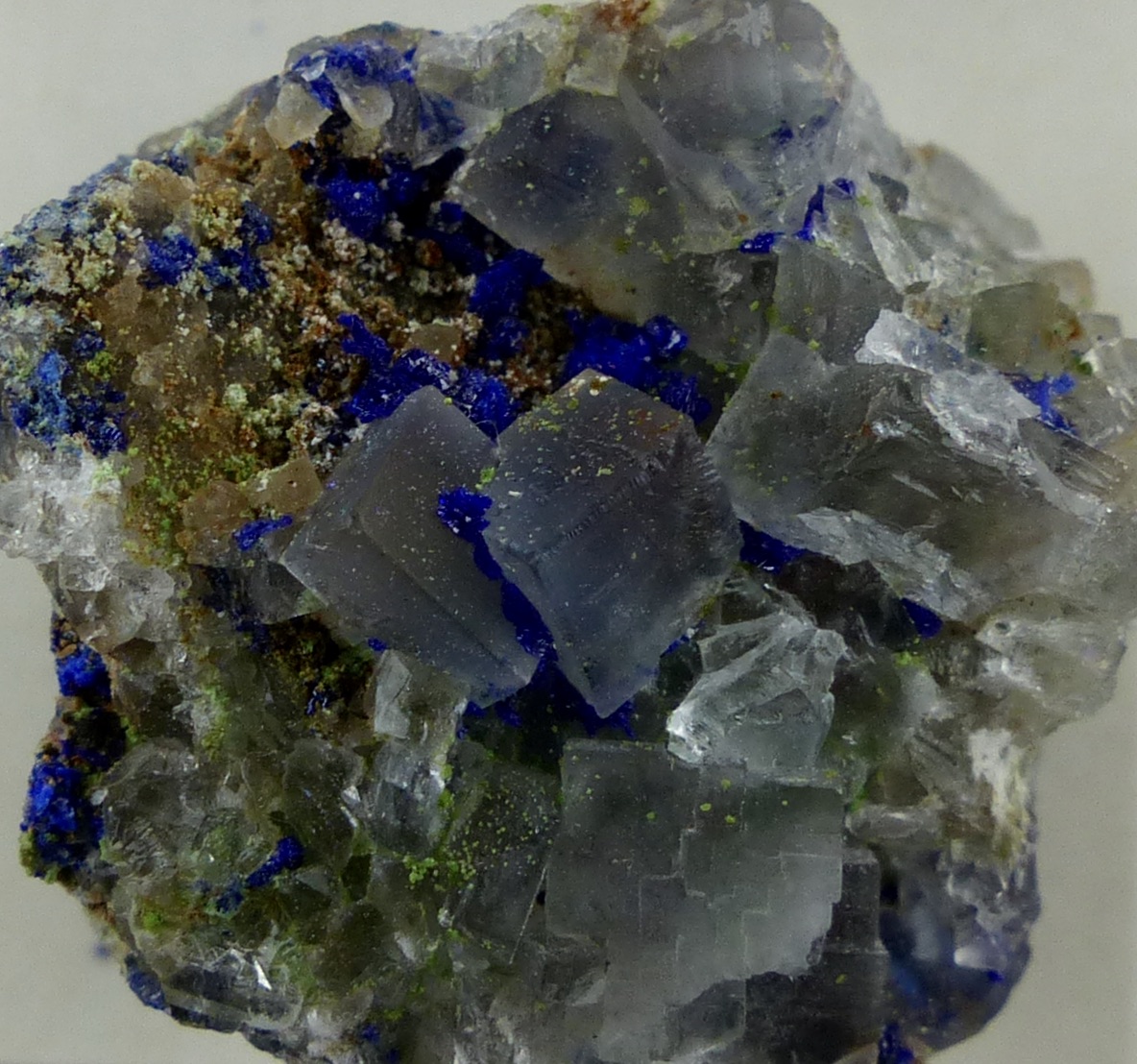 Fluorite & Azurite