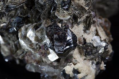 Cassiterite Zinnwaldite & Quartz