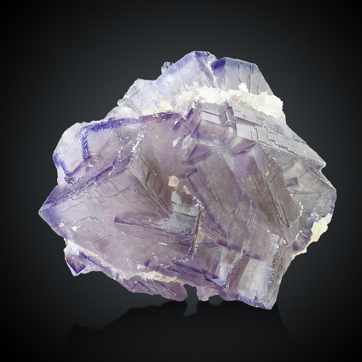 Fluorite With Calcite