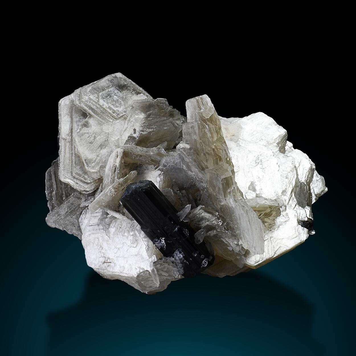 Schorl With Muscovite