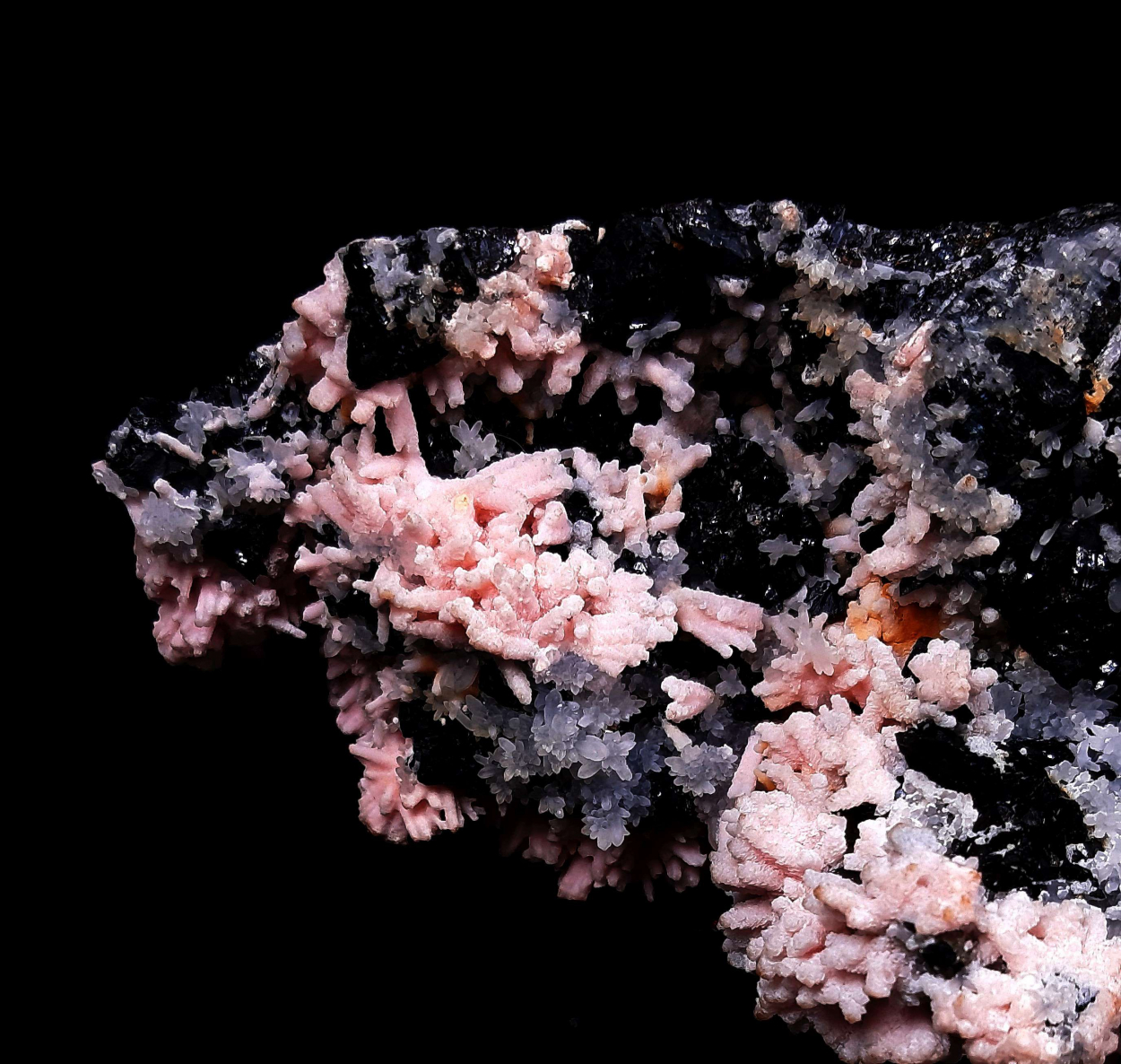 Rhodochrosite & Sphalerite