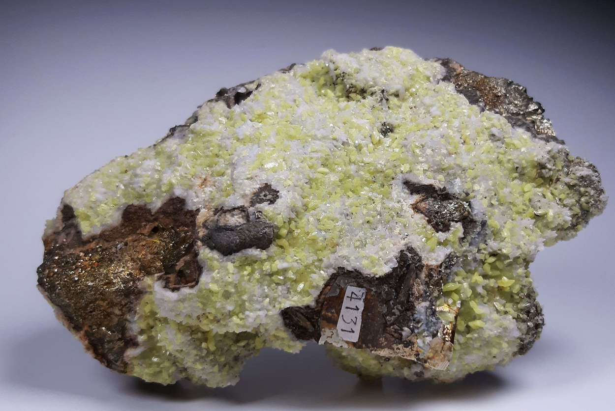 Pyrite Calcite & Sulphur