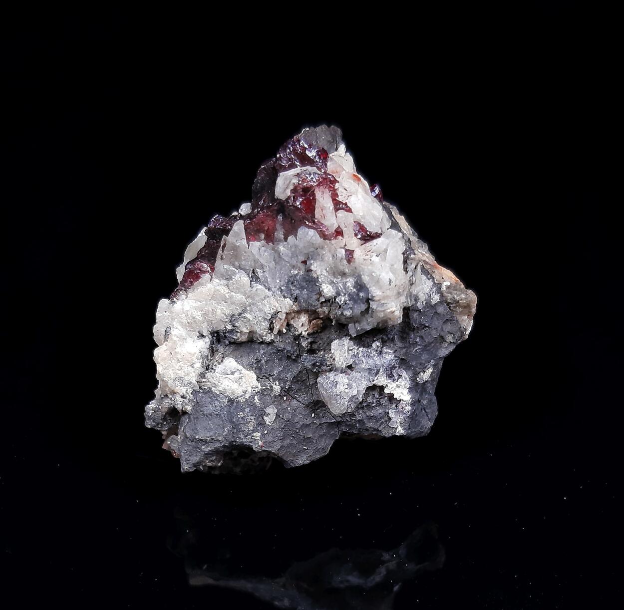 Proustite & Arsenic & Calcite