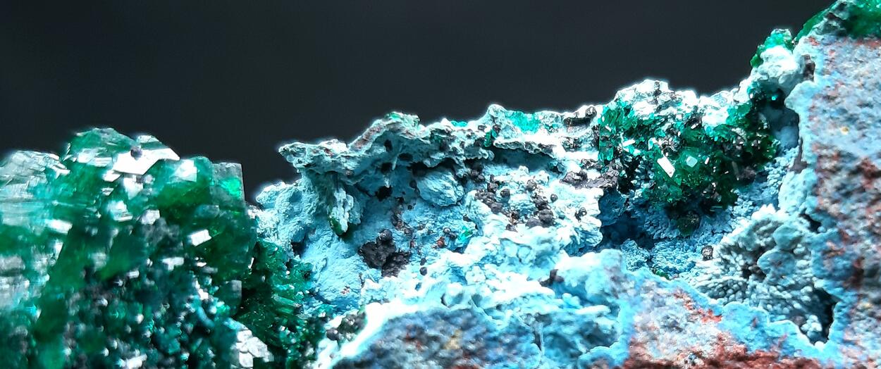 Dioptase & Plancheite