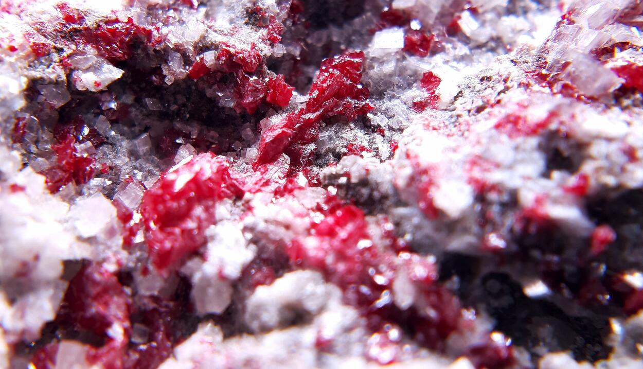 Cinnabar & Calcite