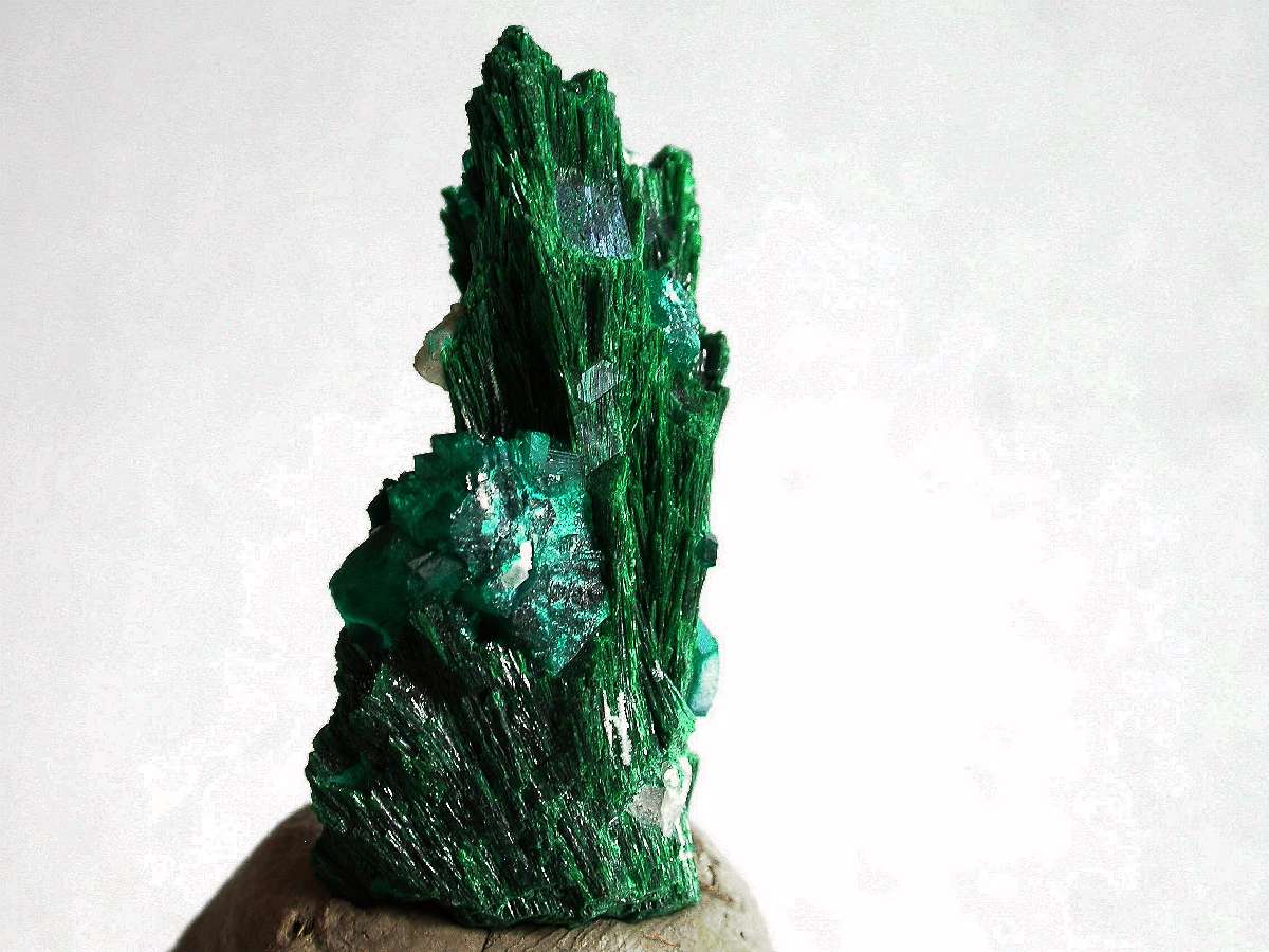 Dioptase On Malachite