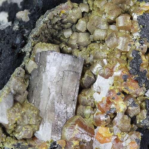 Campylite With Calcite