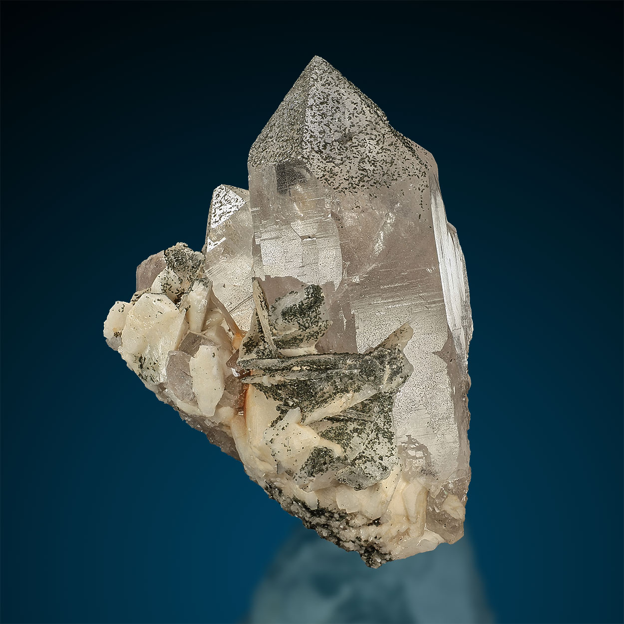 Quartz Pericline & Calcite