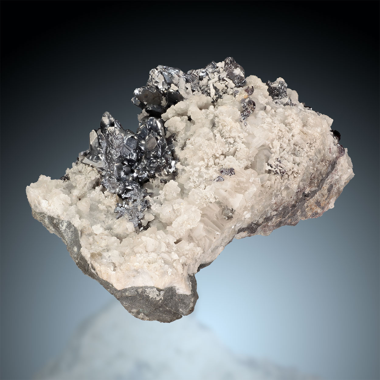 Pyrargyrite & Calcite
