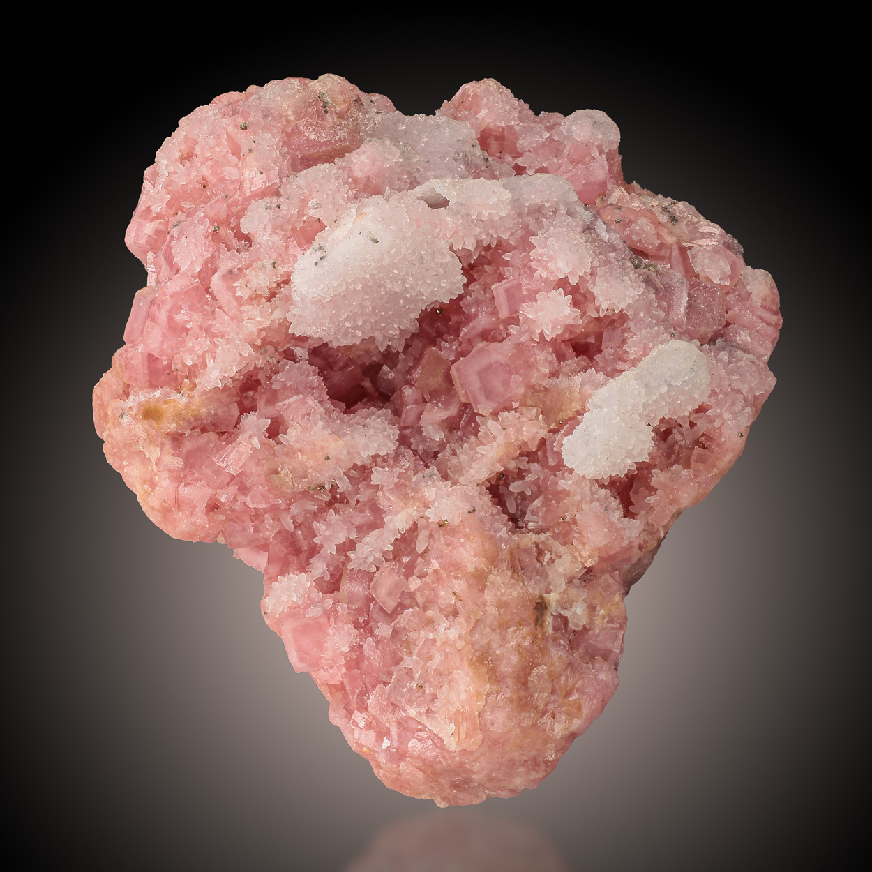 Rhodochrosite & Quartz