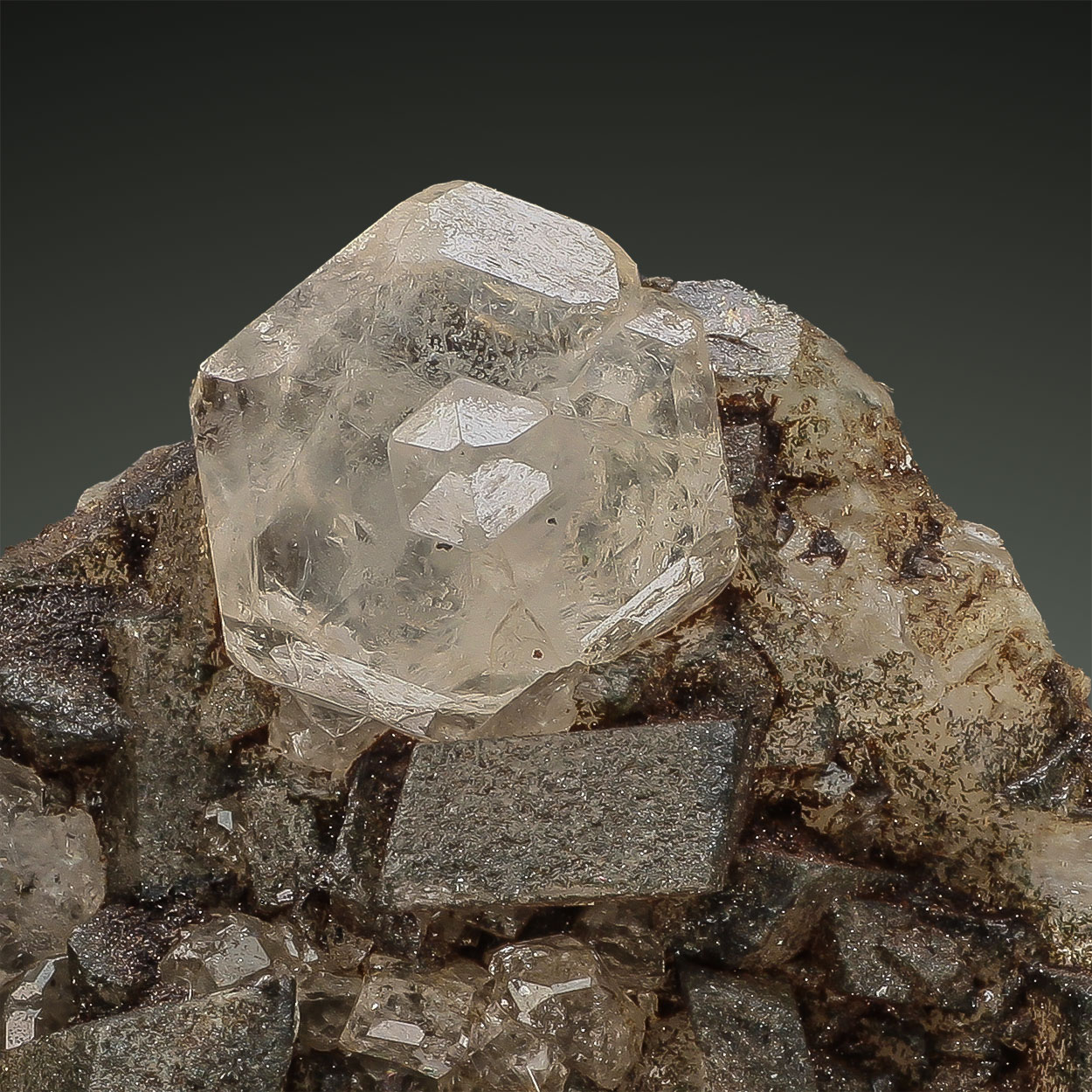 Apatite On Adularia