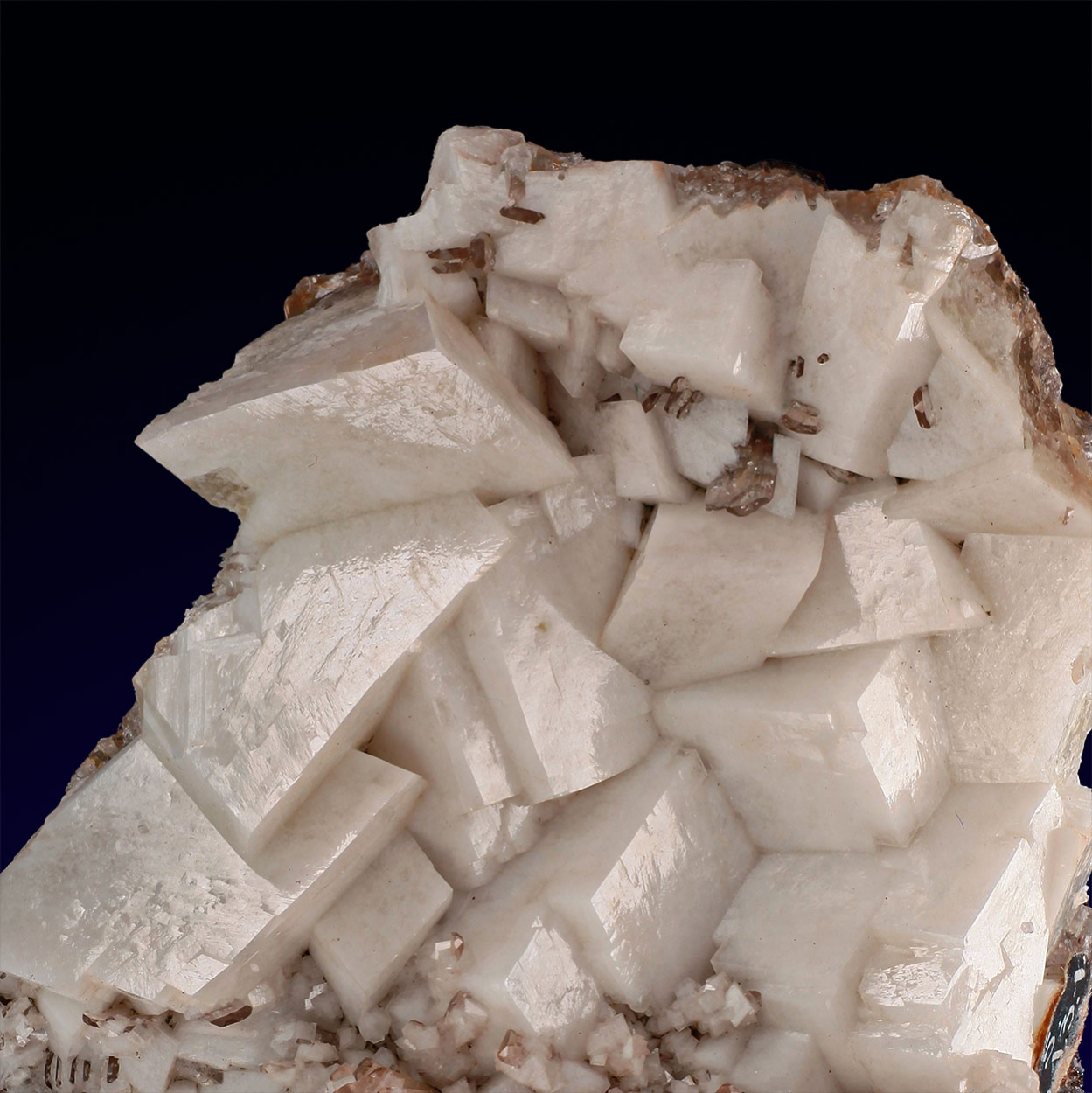 Hemimorphite On Calcite