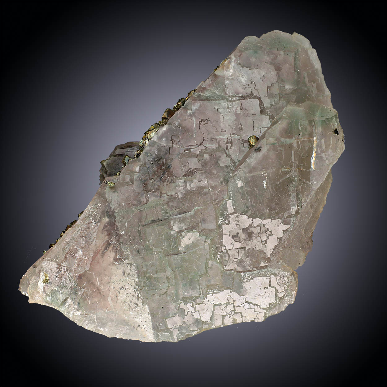 Chalcopyrite On Fluorite