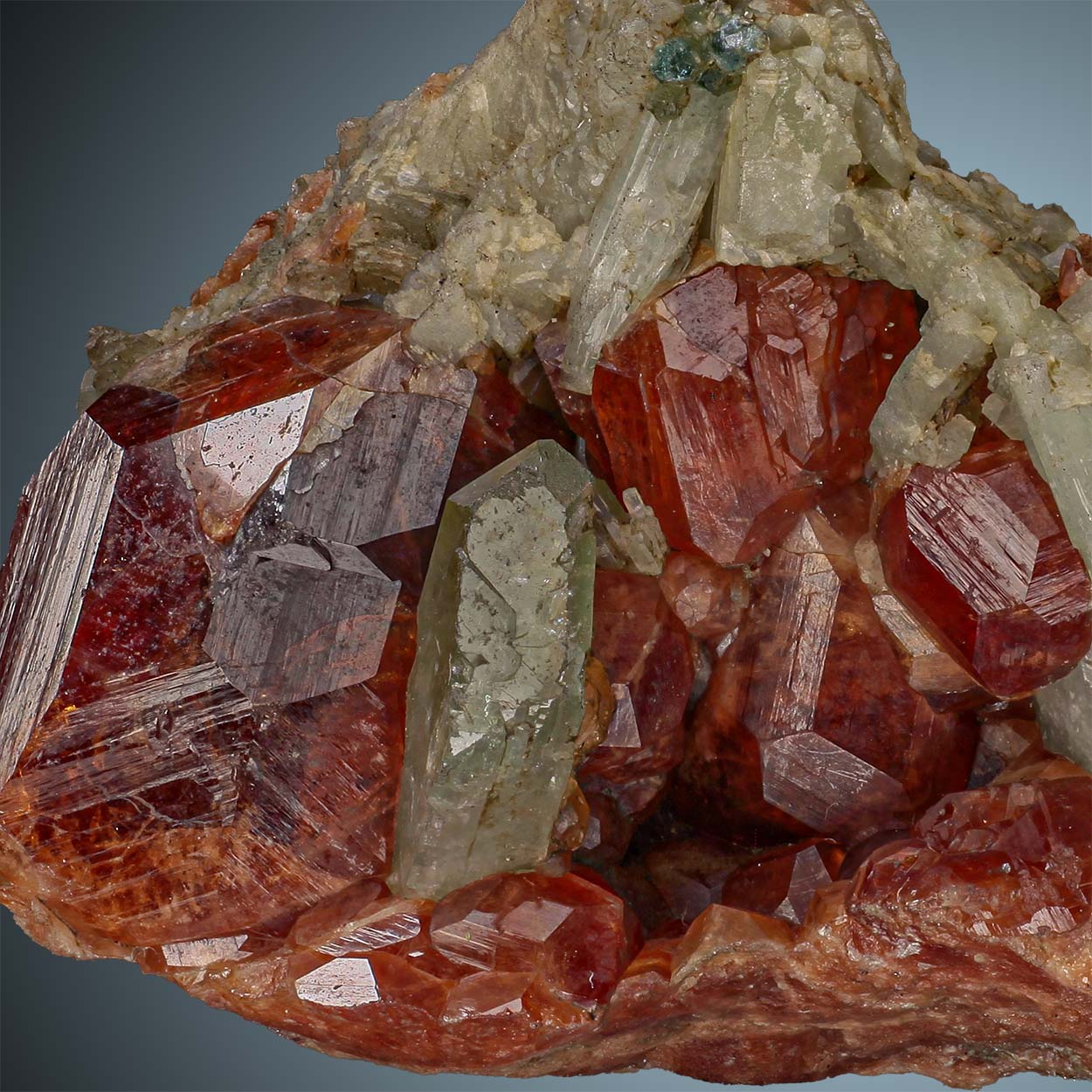 Hessonite & Diopside