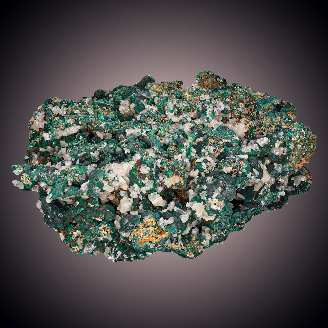 Cerussite On Malachite