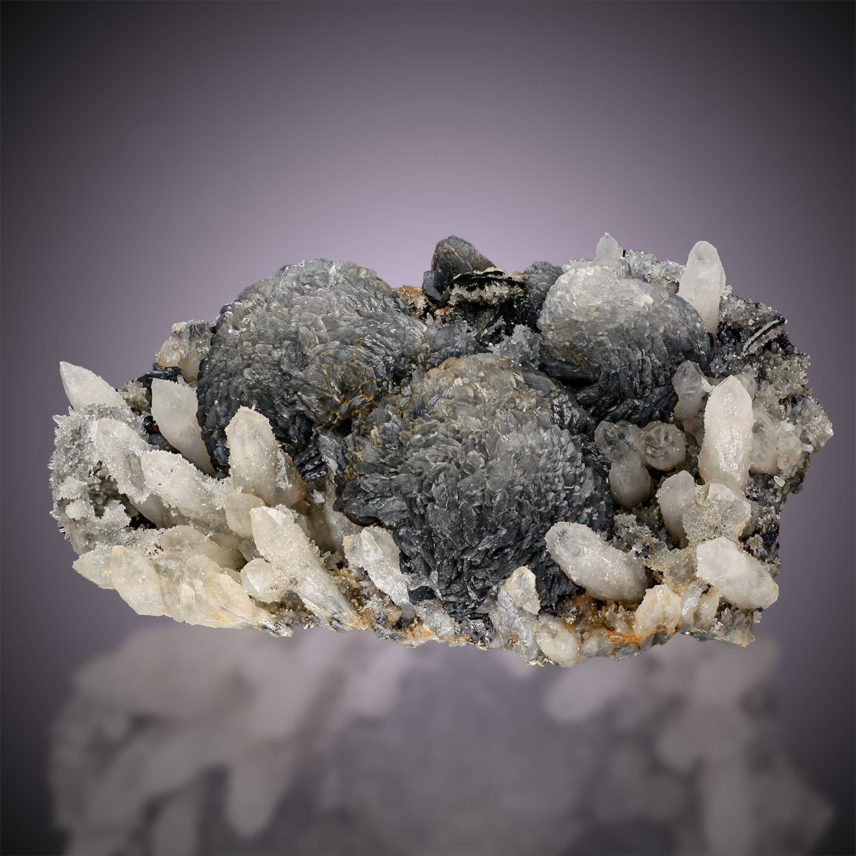 Calcite Plumosite & Quartz