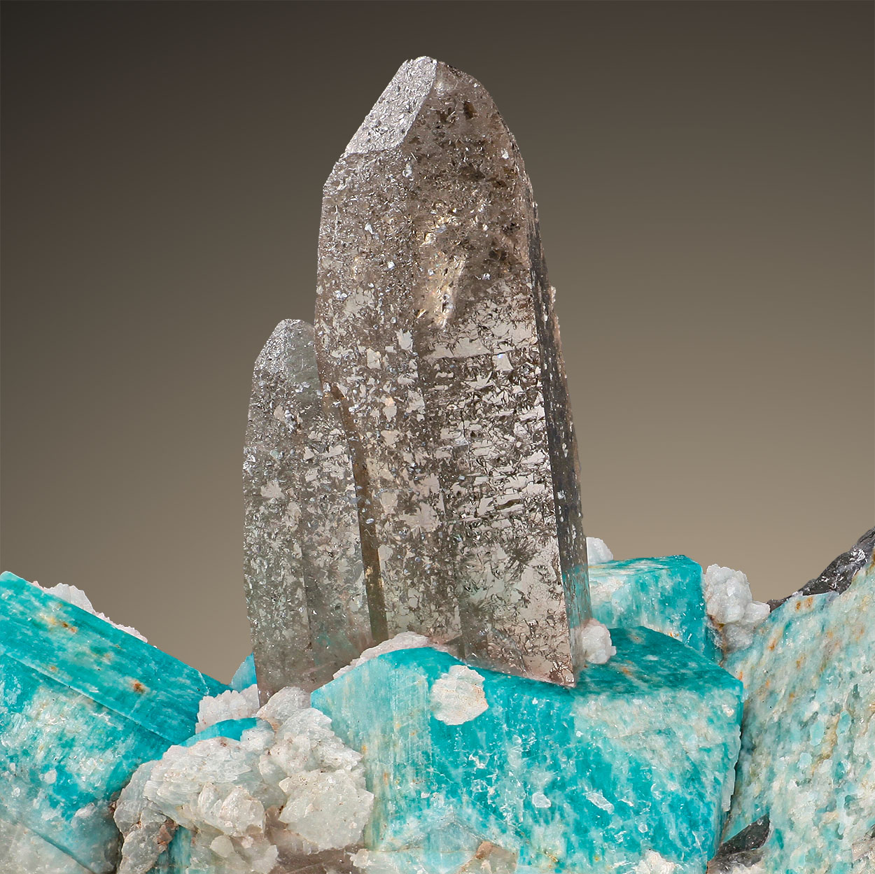 Amazonite & Smoky Quartz