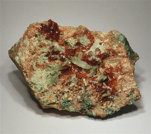 Diopside & Hessonite