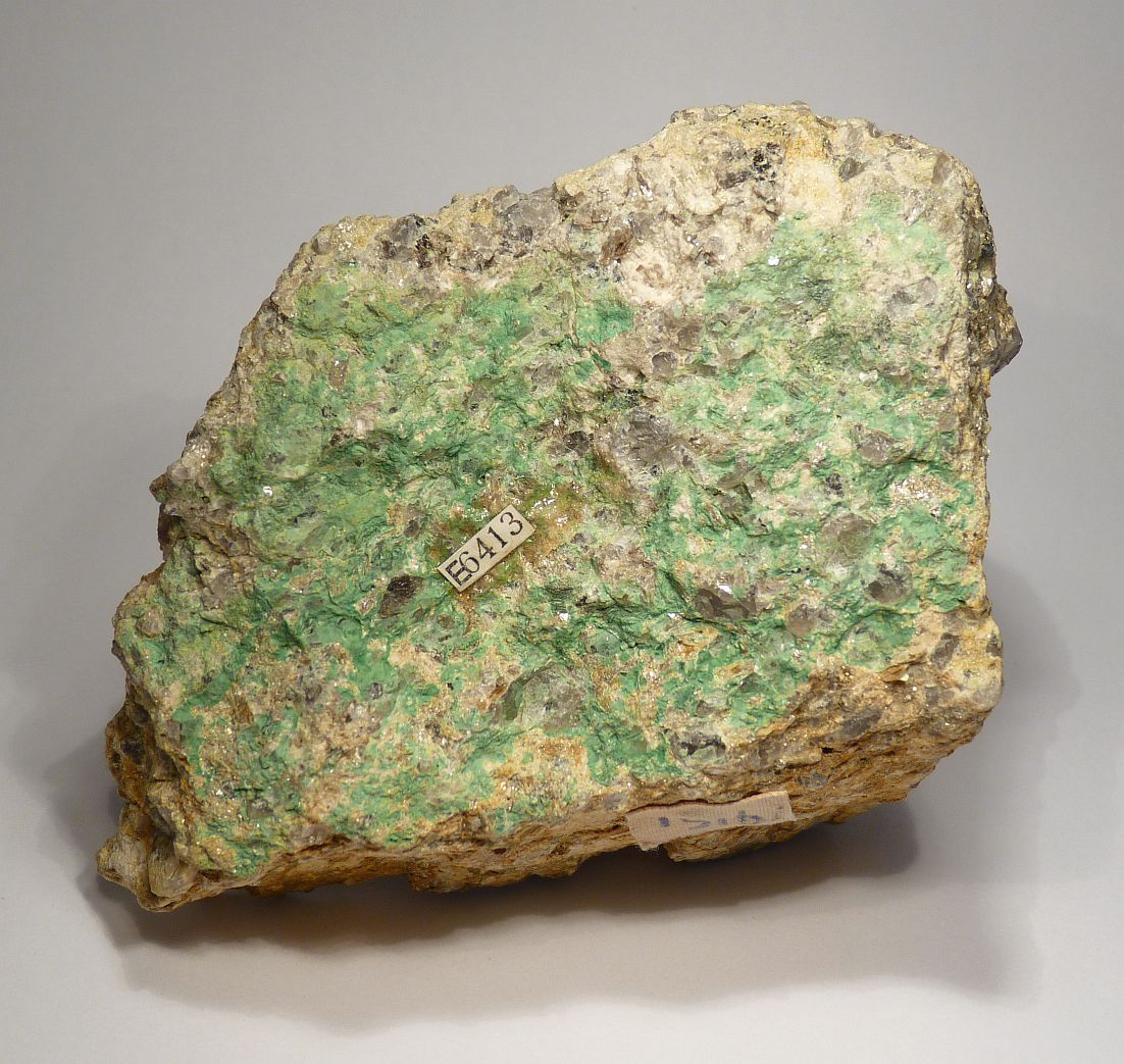 Chalcosiderite On Granite