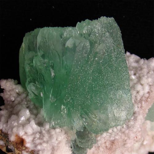 Apophyllite On Heulandite