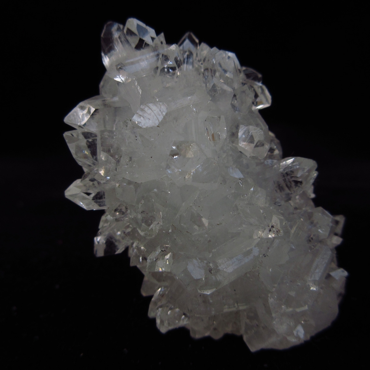 Apophyllite On Quartz