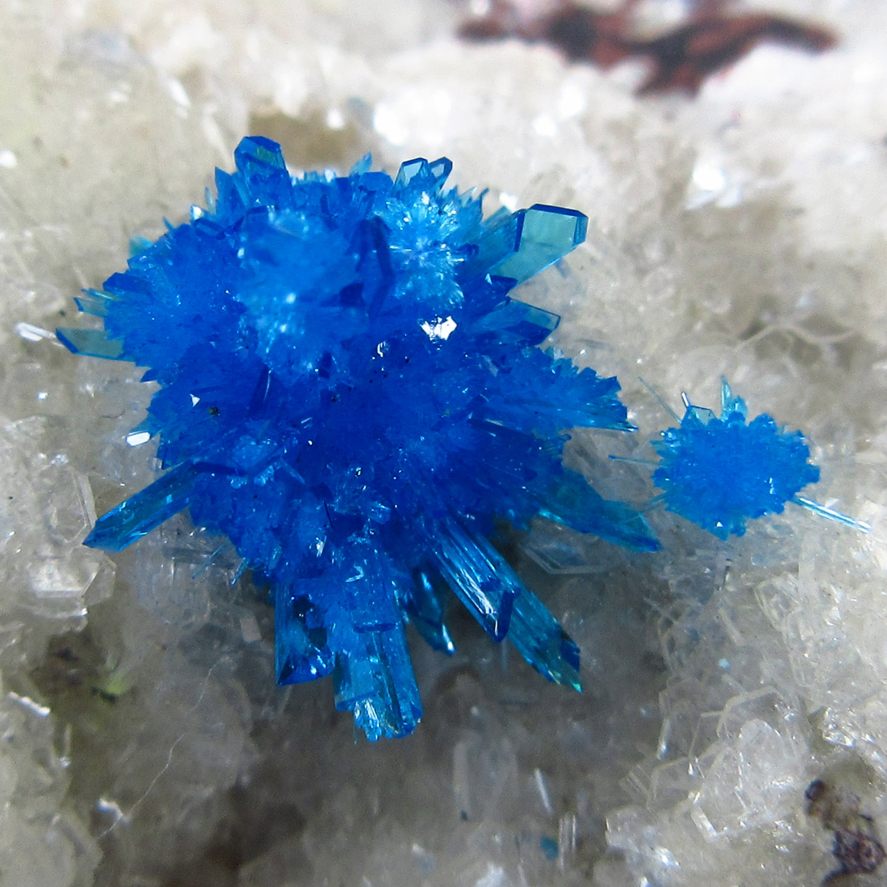 Pentagonite On Heulandite