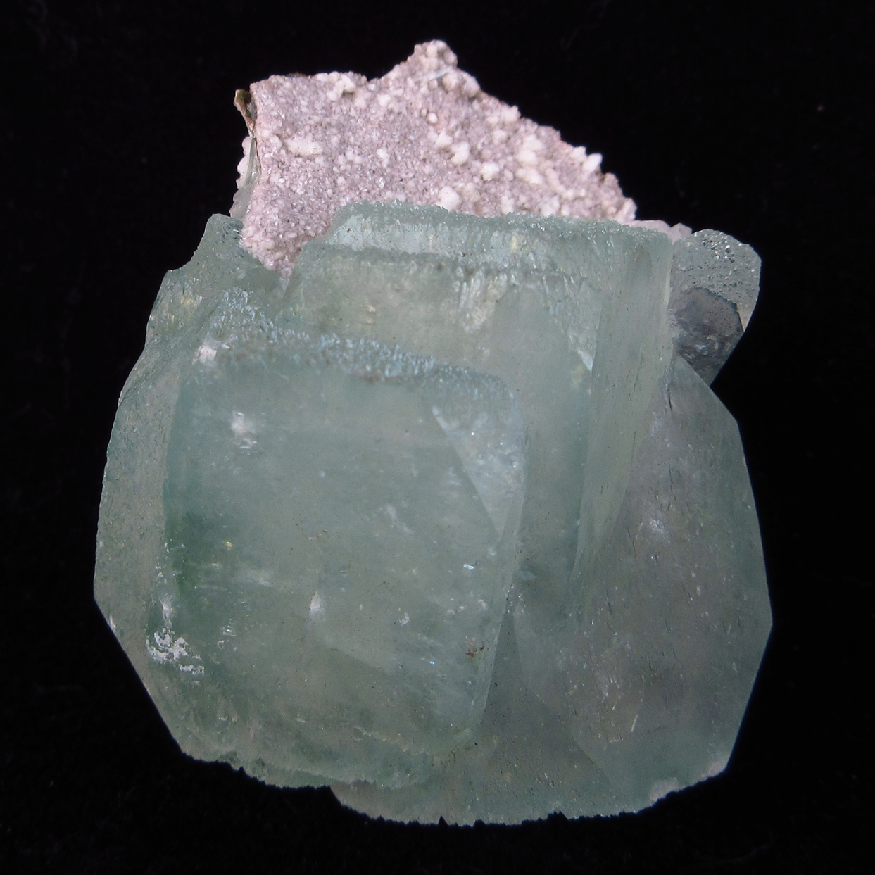 Apophyllite On Heulandite