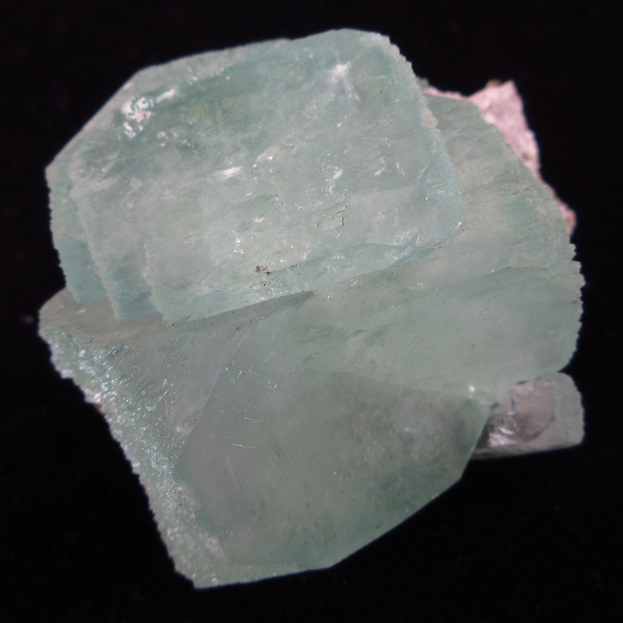 Apophyllite On Heulandite