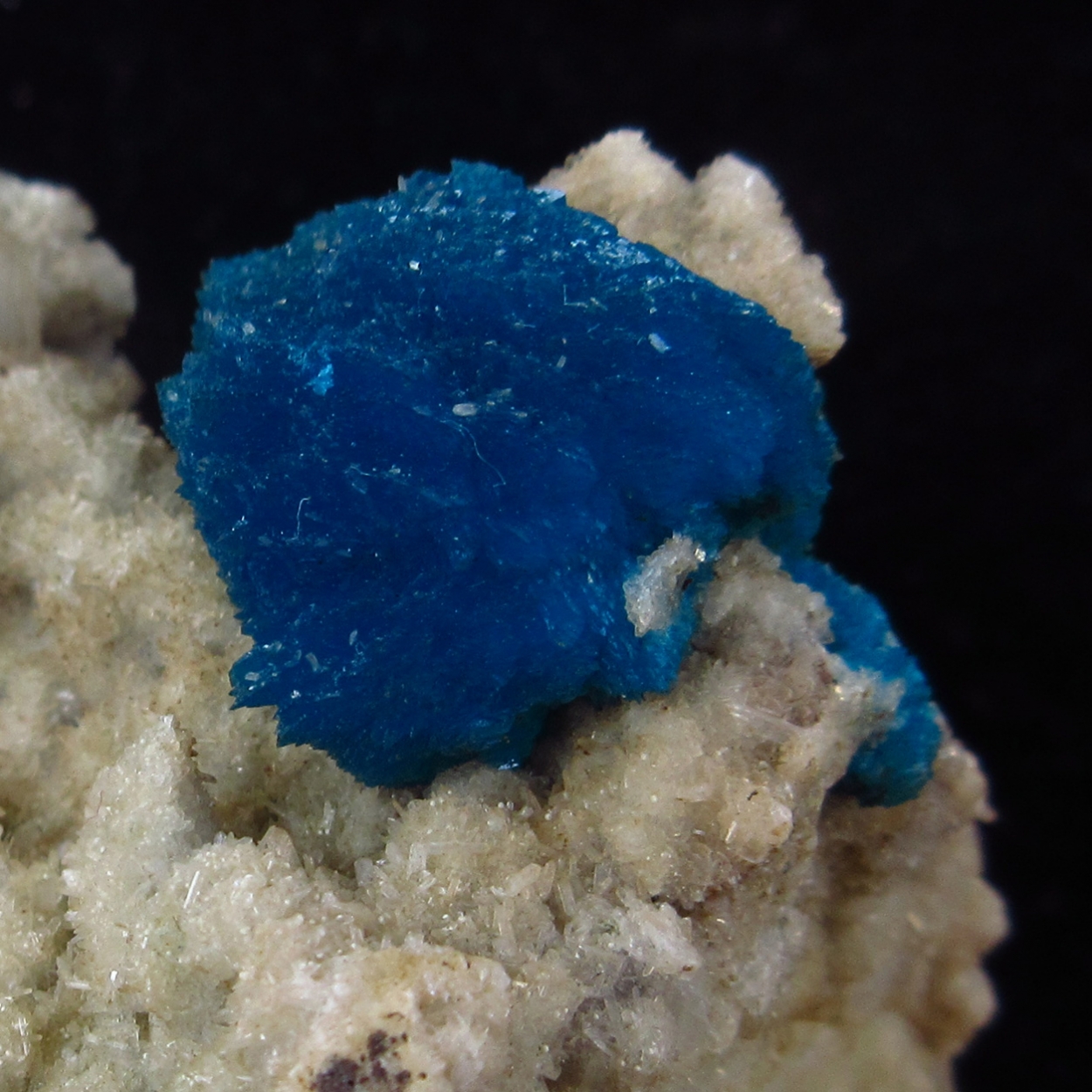 Cavansite On Heulandite