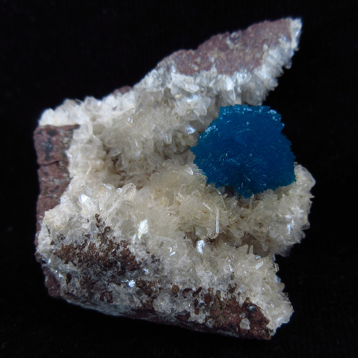 Cavansite On Heulandite