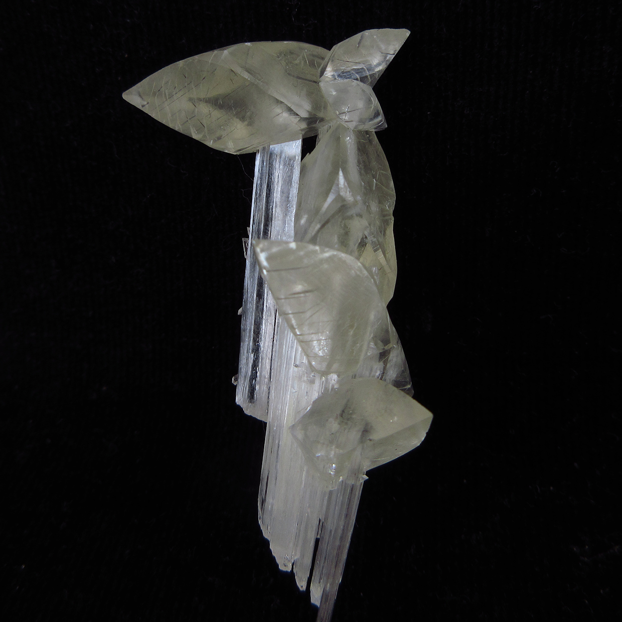 Calcite On Scolecite